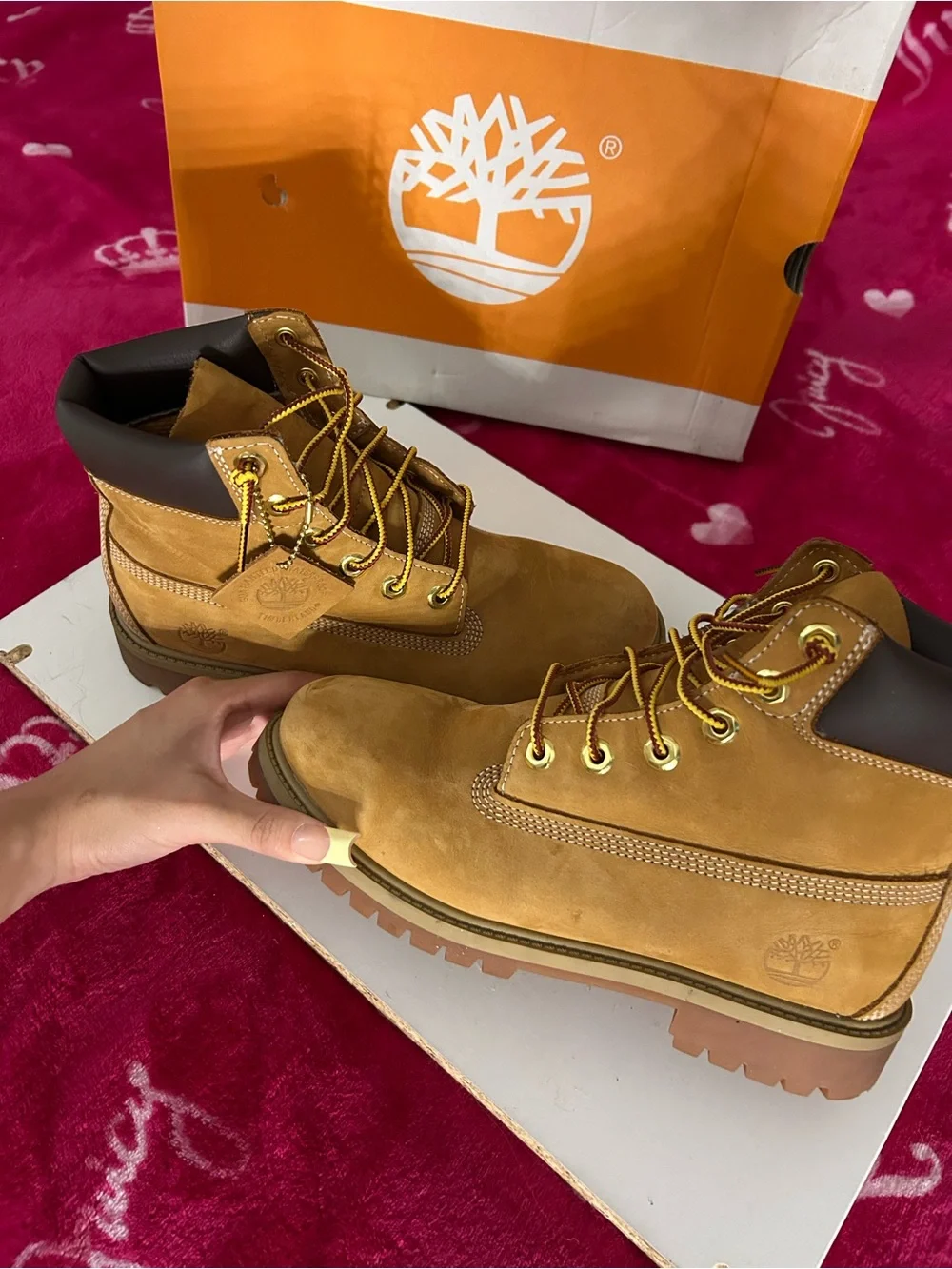 Timberland Wheat Tan Classic 6-Inch Waterproof Boots